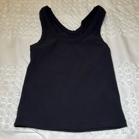 Cara Loren Active Ribbed Tank Top Black Small - Picture 3 of 8